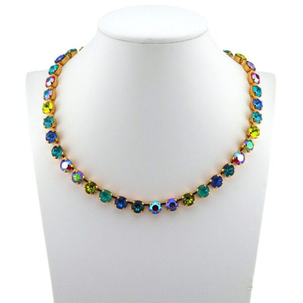 U&Y "Retro Vibes" Neon Crystal Jewelry | Austrian Necklace & Bracelet Set