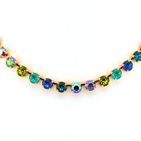 U&Y "Retro Vibes" Neon Crystal Jewelry | Austrian Necklace & Bracelet Set - Image 3